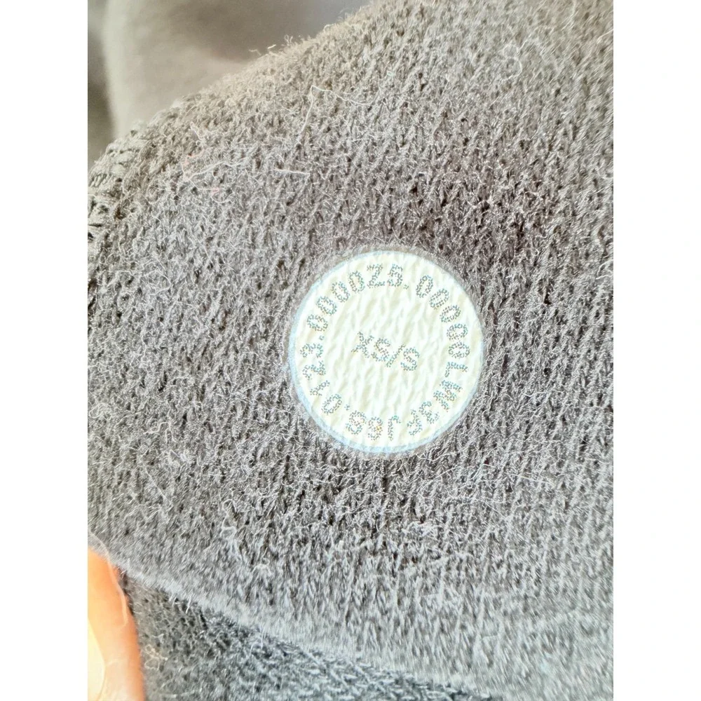 Lululemon Scuba Oversized Funnel Neck Half Zip Crop Sweatshirt Black XS/S